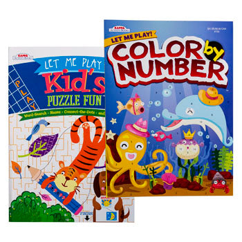 Color Activity Book Color By Number