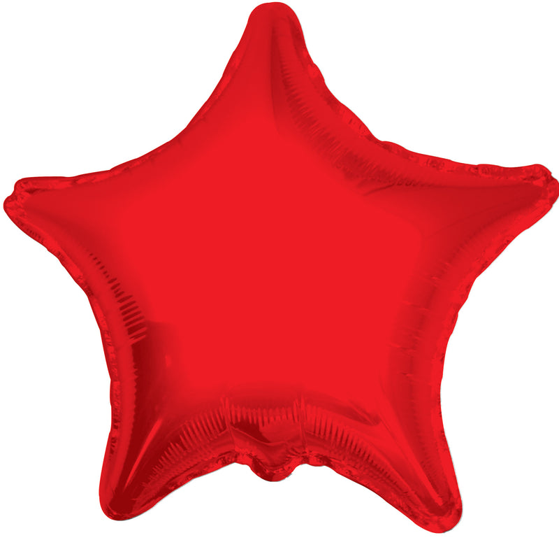 Red Star Foil Balloon