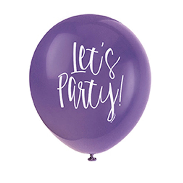 Lets Party Latex Balloons