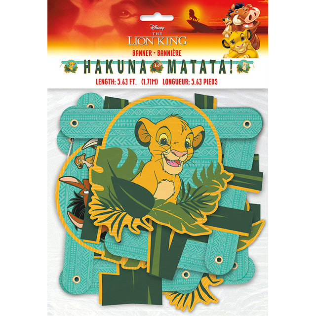 Lion King Large Jointed Banner