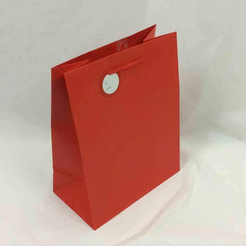 Matte Red Solid Color Large Bag