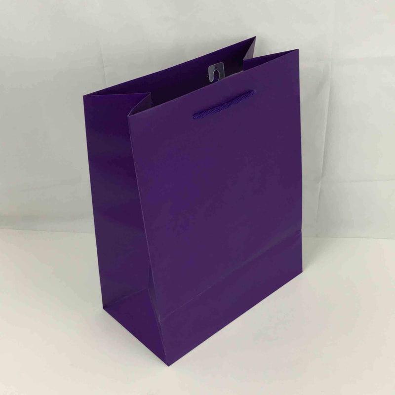 Matte Purple Large Gift Bag