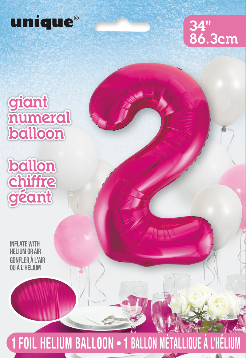 34" PKG PINK FOIL BLLN-2