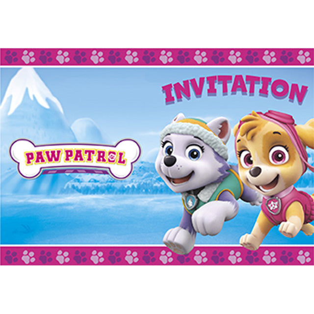 Paw Patrol Girl Invite