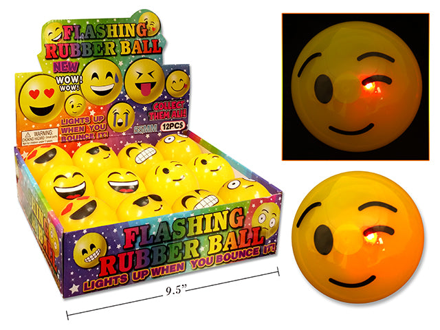 Light Up Color Changing Emoji Ball