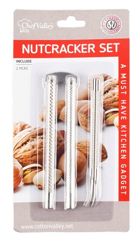 Nickle Plated Nut Cracker