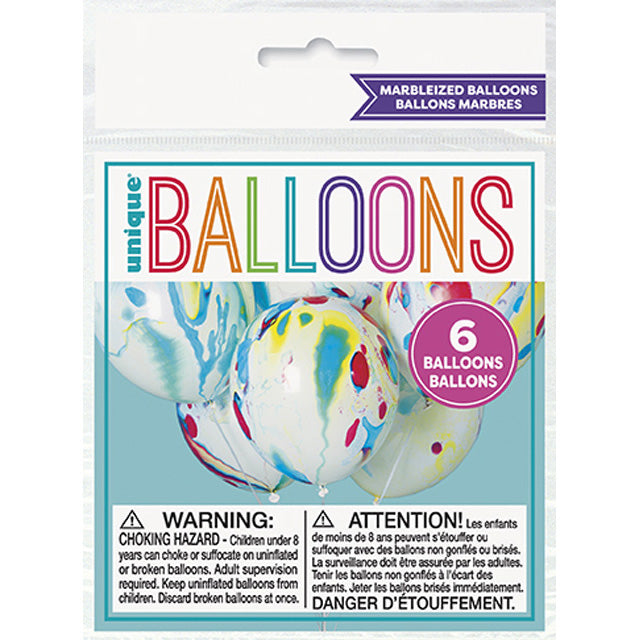 Marbleized Balloons