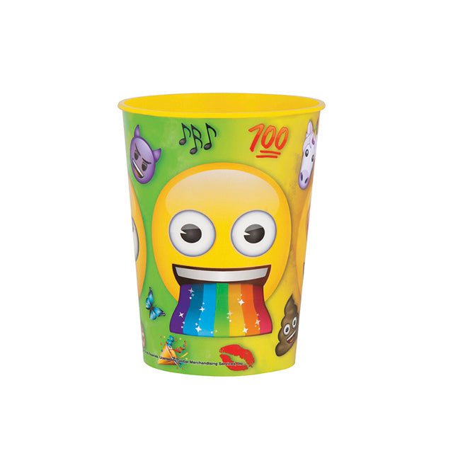 Emoji Plastic Cup Large
