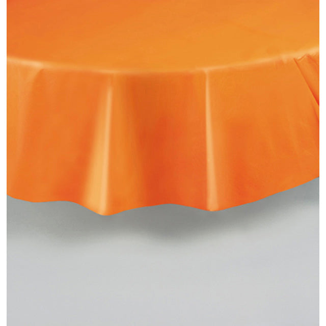 Orange Round Table Cover
