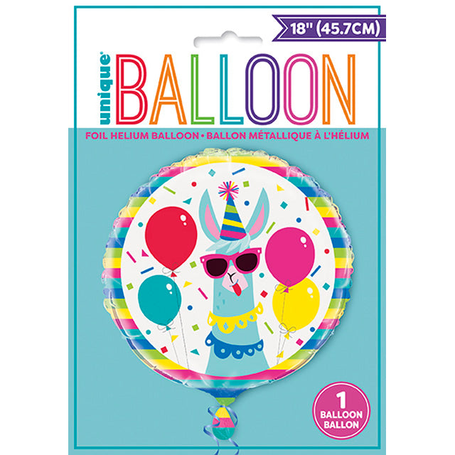 Llama Birthday Balloon