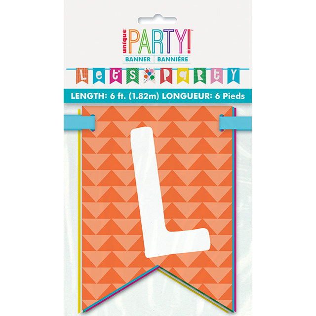 Colorful Balloons Pennant Banner