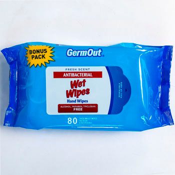 Antibacterial Wet Wipes 80 Pack