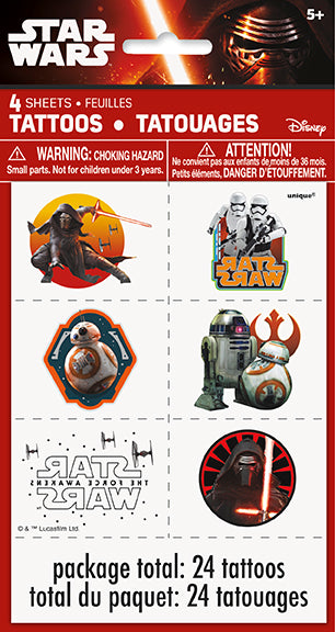 Star Wars Tattoo Sheet