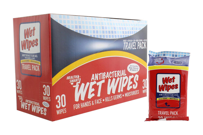 Antibacterial Travel Wet Wipes