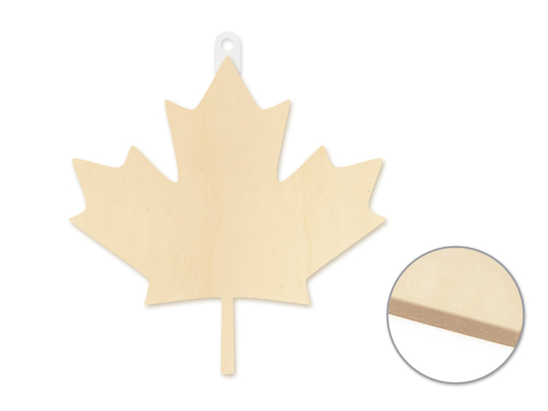 Wood Decor DIY Maple Leaf Wall Plaques