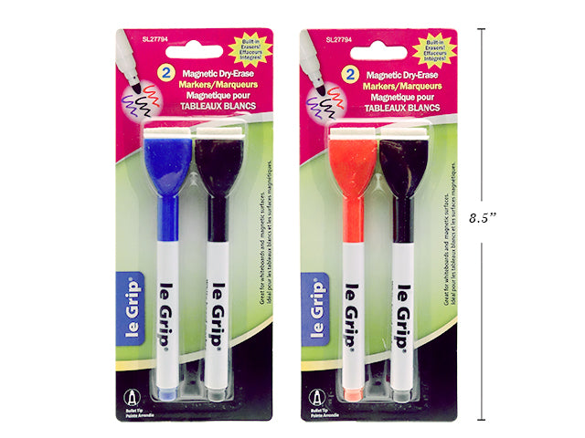 Magnetic Dry Erase Markers 2 Pack