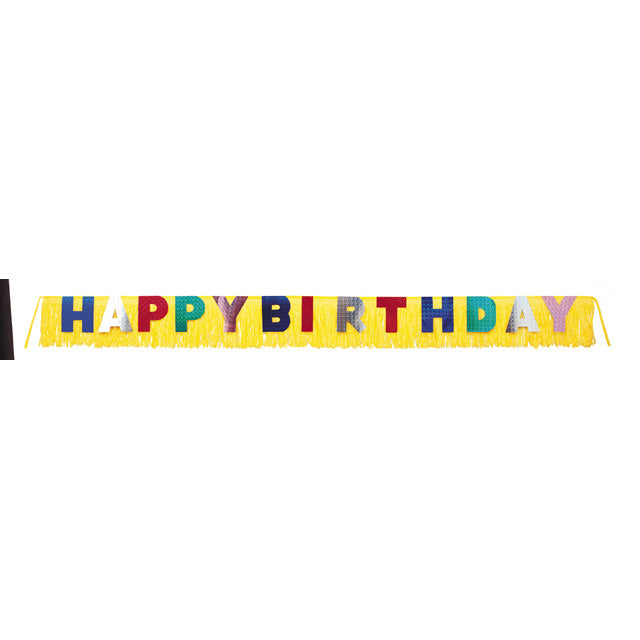 Giant Birthday Fringe Banner