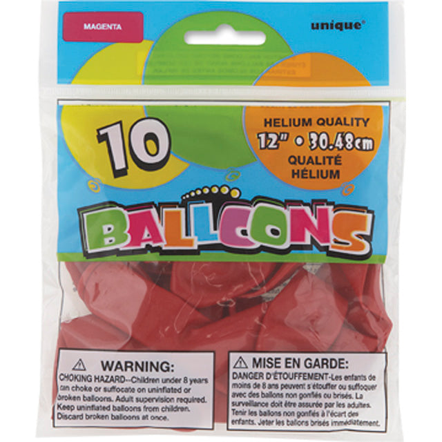 Magenta Balloons