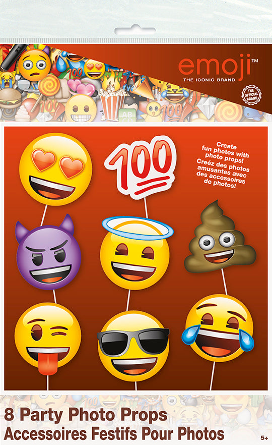 Emoji Photo Prop Faces