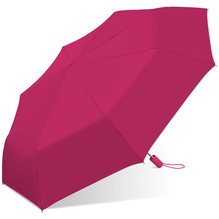 Solid Colors Auto Folding Umbrella