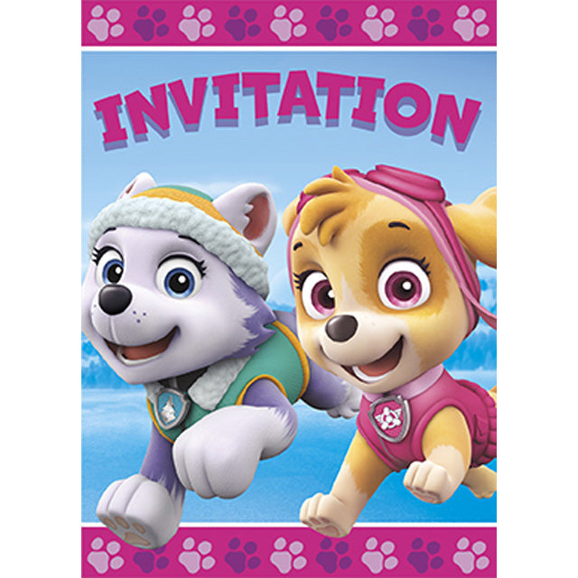 Paw Patrol Girl Invite