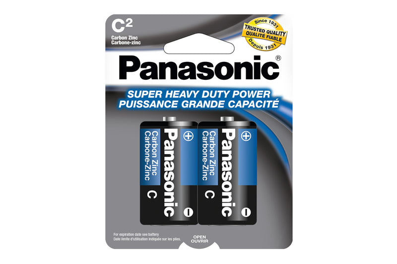 Panasonic Size C Batteries 2 Pack