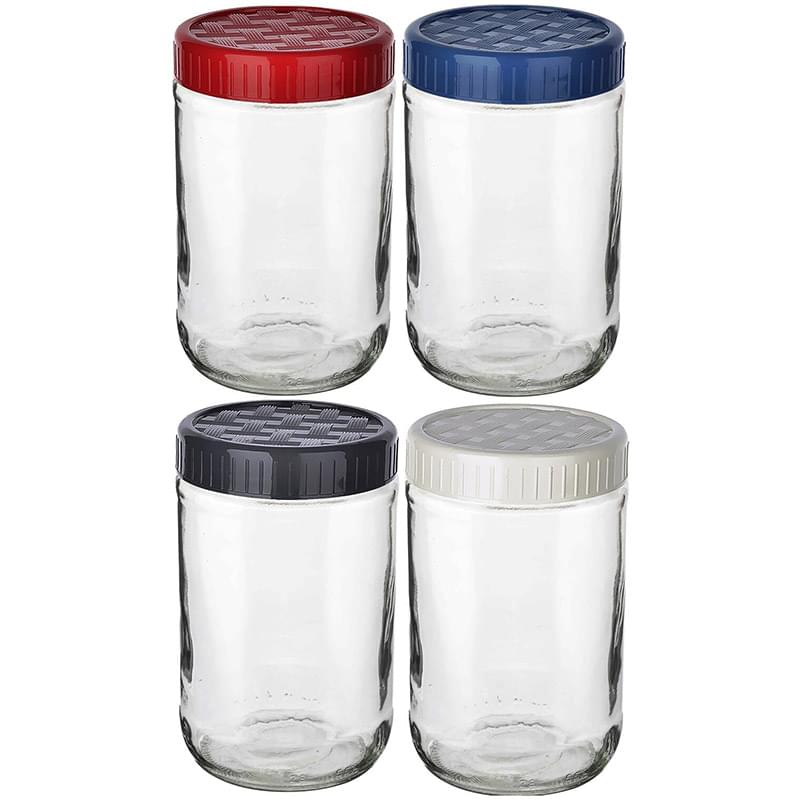 Glass Transparent Jar Medium