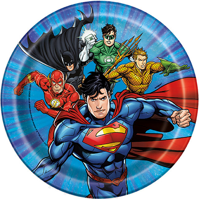 Justice League Plates Small
