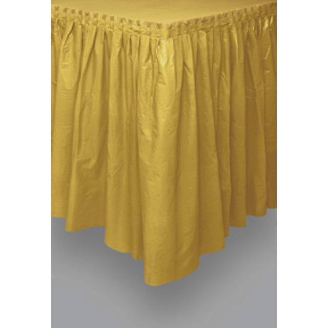 Gold Table Skirt