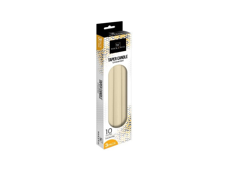 Ivory Taper Candle