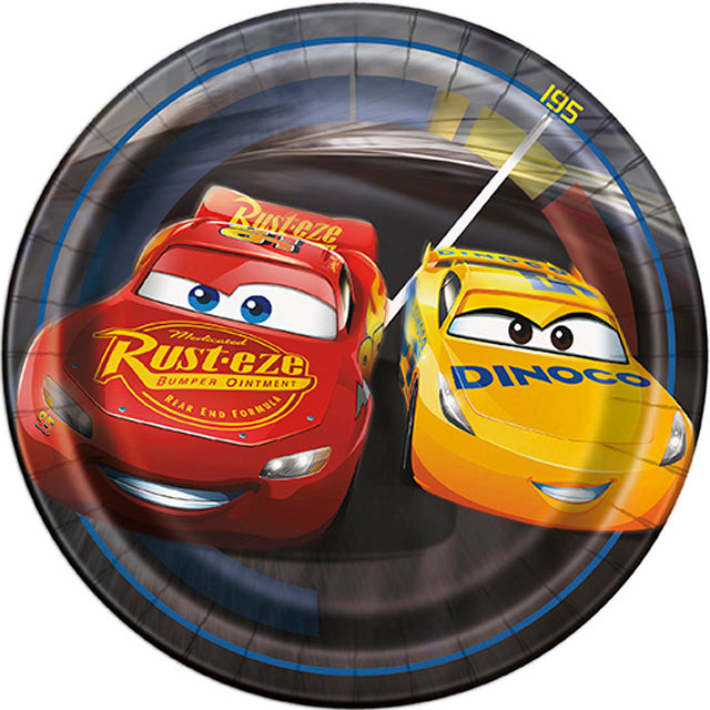 Cars 3 Plates Small