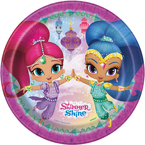 Shimmer Shine Plates Small