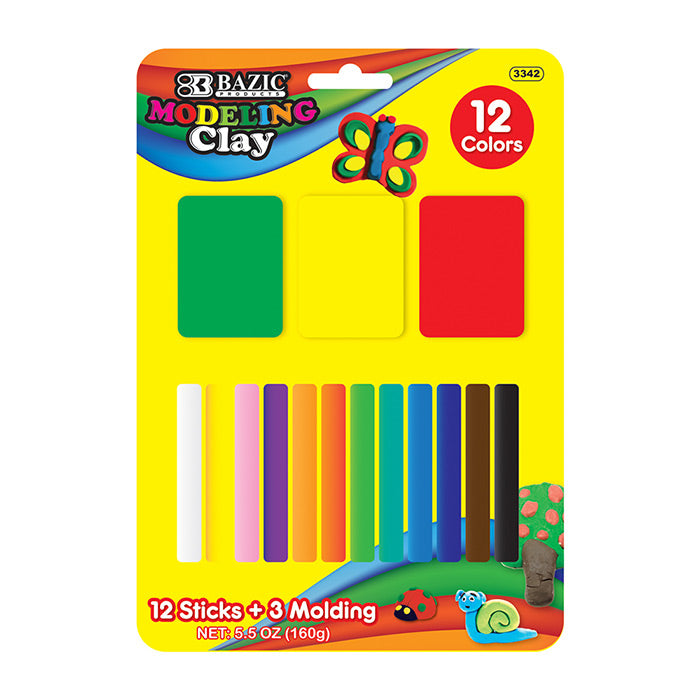 Bazic Modeling Clay Sticks