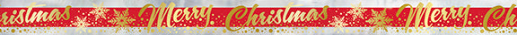 Gold Sprinkle Christmas Foil Banner