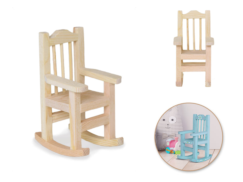 Mini Rocking Chair Wood Craft