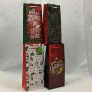 Traditional Christmas Wine Bag