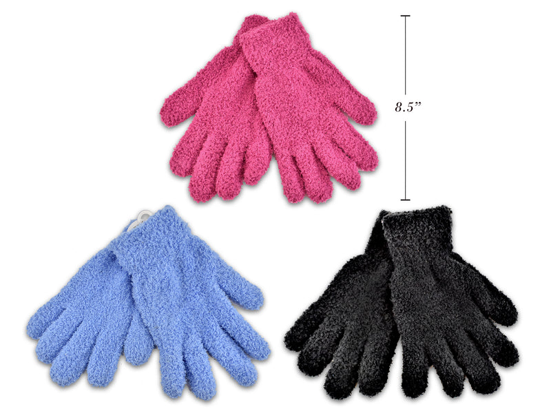 Adult Solid Color Cozy Gloves