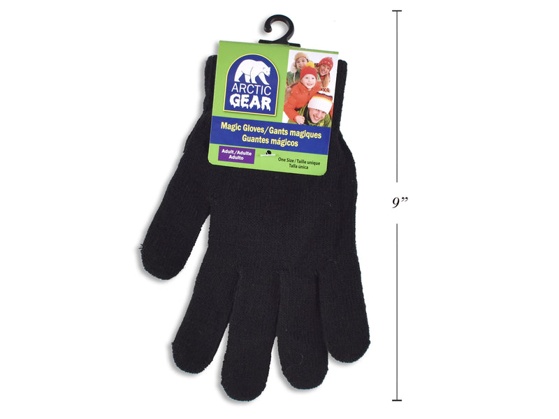 Adult Chenille Black Magic Gloves
