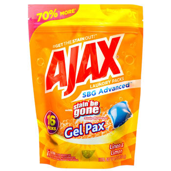 Ajax Linen And Lemon Laundry Gel Packs