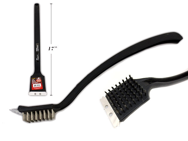Curved Handle Grill Brush Large