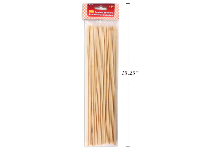 Bamboo Skewers 100 Pack