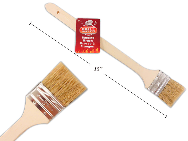 Wooden Basting Brush With Leather Hanger