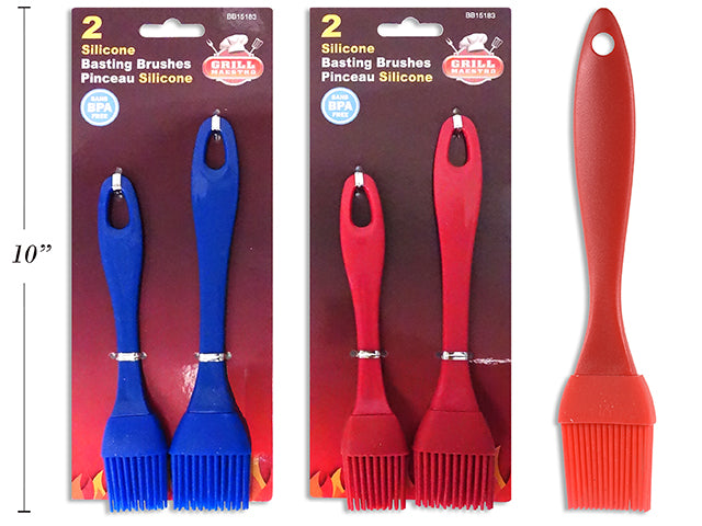 Silicone Red Or Blue BBQ Basting Brush