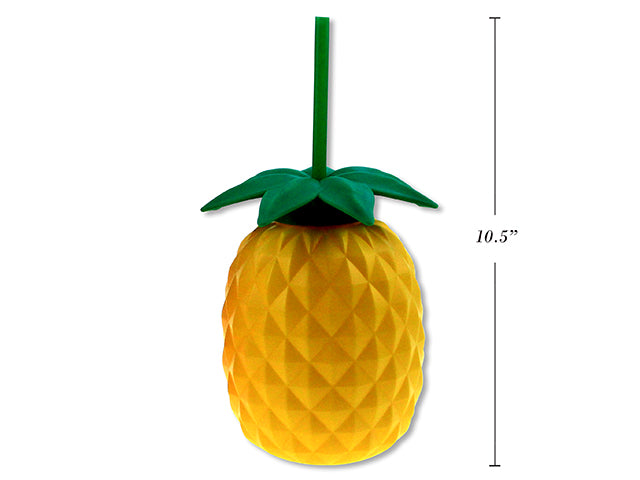 Pineapple Crazy Straw Sipper