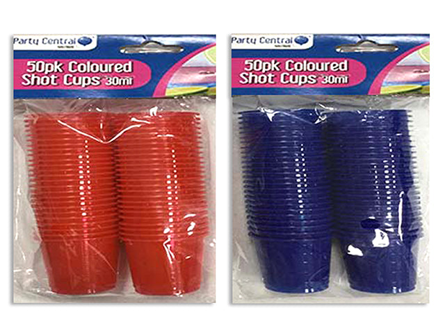 Disposable Colored Shot Glasses