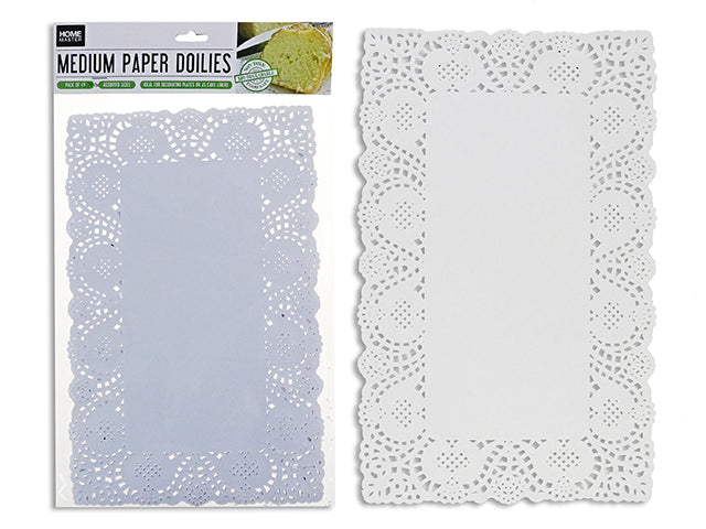 Rectangular Paper Doilies Small 24 Pack