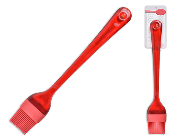 Deluxe Silicone Red Bbq Basting Brush