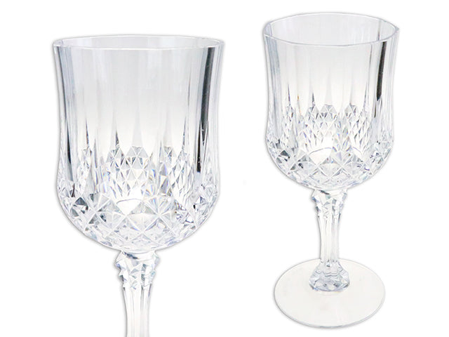Plastic Crystal Wine Glass