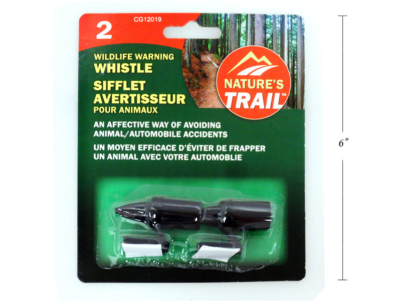Wildlife Warning Whistle 2 Pack