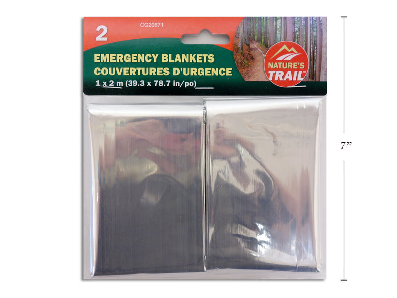 Emergency Blanket With Header
